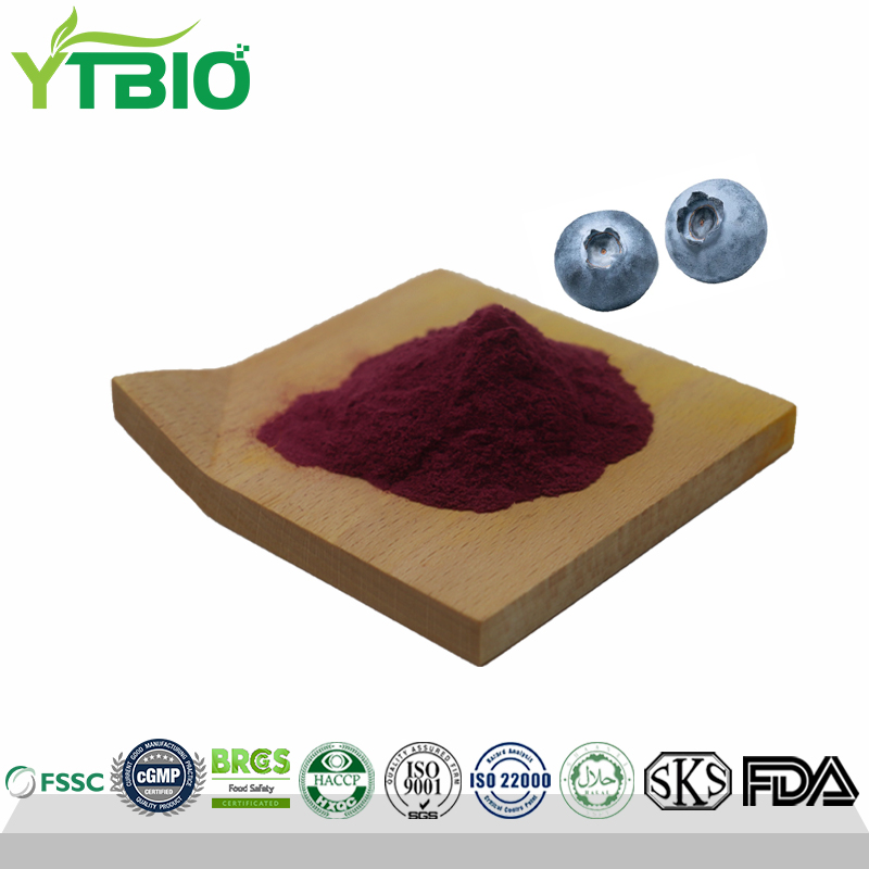 Blueberry Extract Powder 25% Anthocyanins Anti-Aging