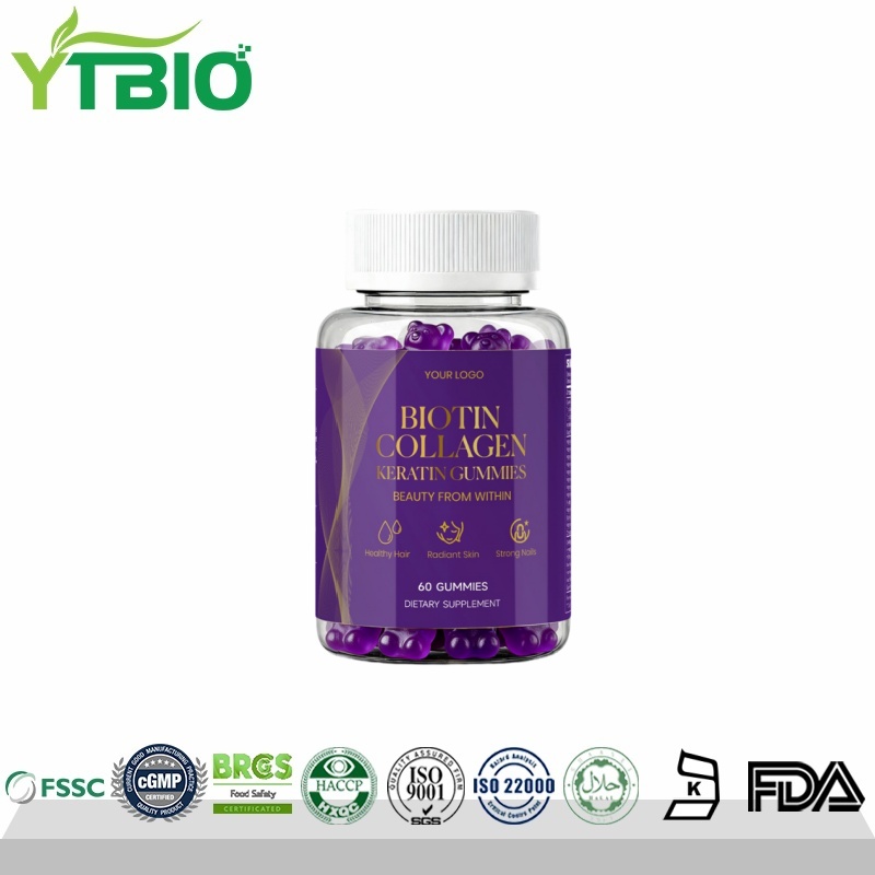 Private Label Biotin Collagen Keratin Gummies | OEM Manufacturer